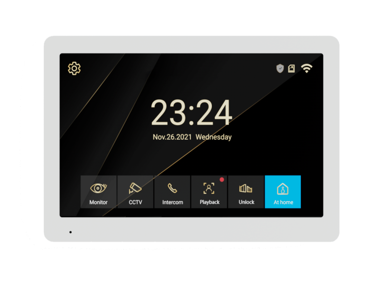 PylonLink M8 monitor θυροτηλεόρασης 8 ιντσών WiFi 2-Wire IP με IPS οθόνη αφής